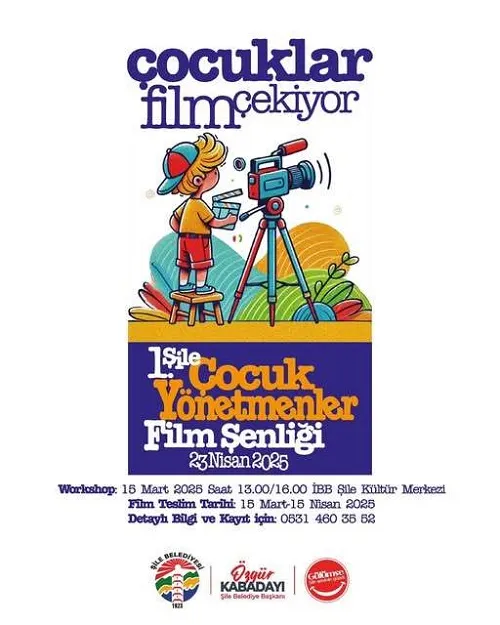 1. Şile Çocuk Yönetmenler Film Şenliği Başlıyor